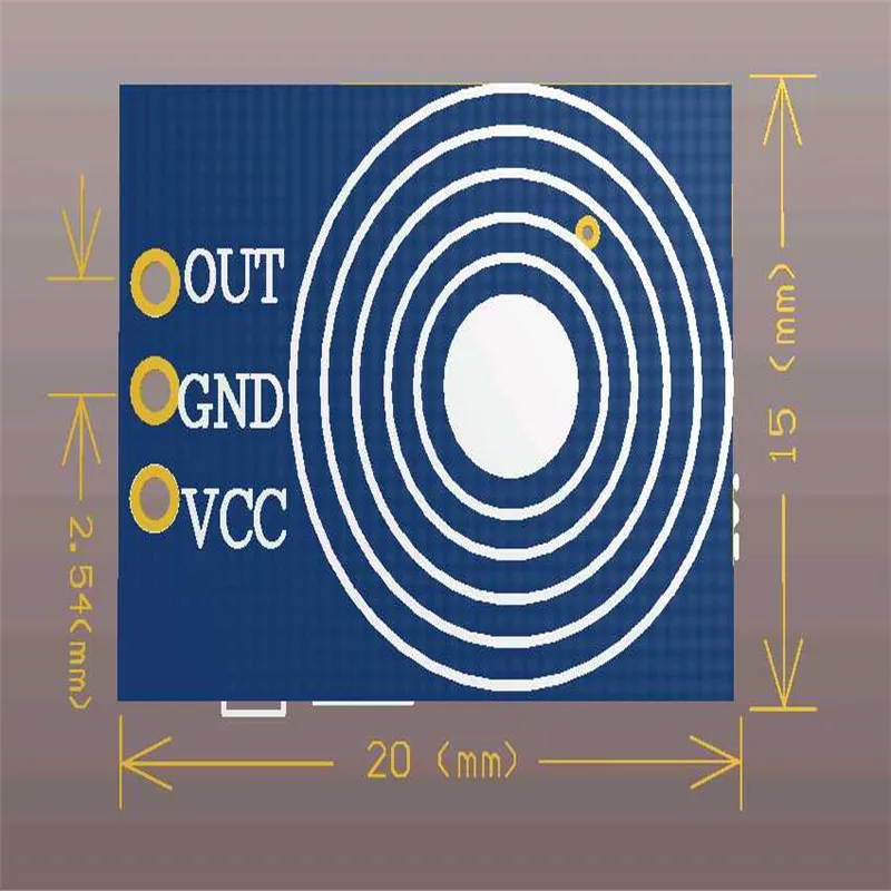 용량성 터치 키 스위치 모듈 디지털 센서 LED 무단계 조광 10A 드라이버