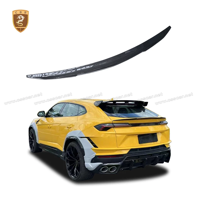 

Спойлер на крышку багажника из сухого карбона для Lamborghini URUS S, комплект для тюнинга 1016, накладка на крышу автомобиля, комплект для монтажа