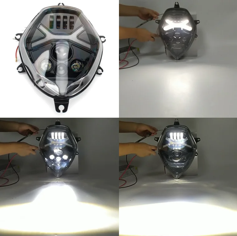 E9 LED Headlight Head Lamp DRL High Low Beam Head Light Front Lamp Assembly for Suzuki V-STROM DL650 DL1000 DL 650 DL 1000