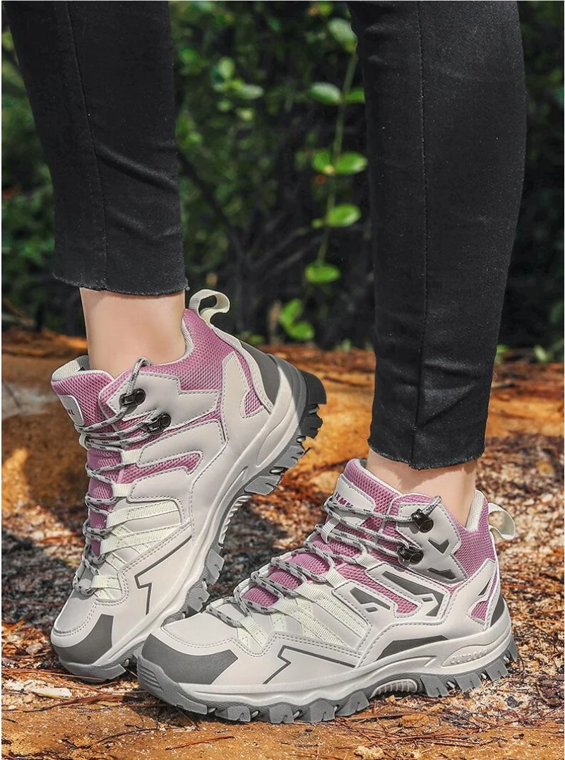 

Новая женская и мужская походная обувь, уличные треккинговые спортивные ботинки для скалолазания, кемпинговые ботинки, нескользящие кроссовки для прогулок и бега, кроссовки