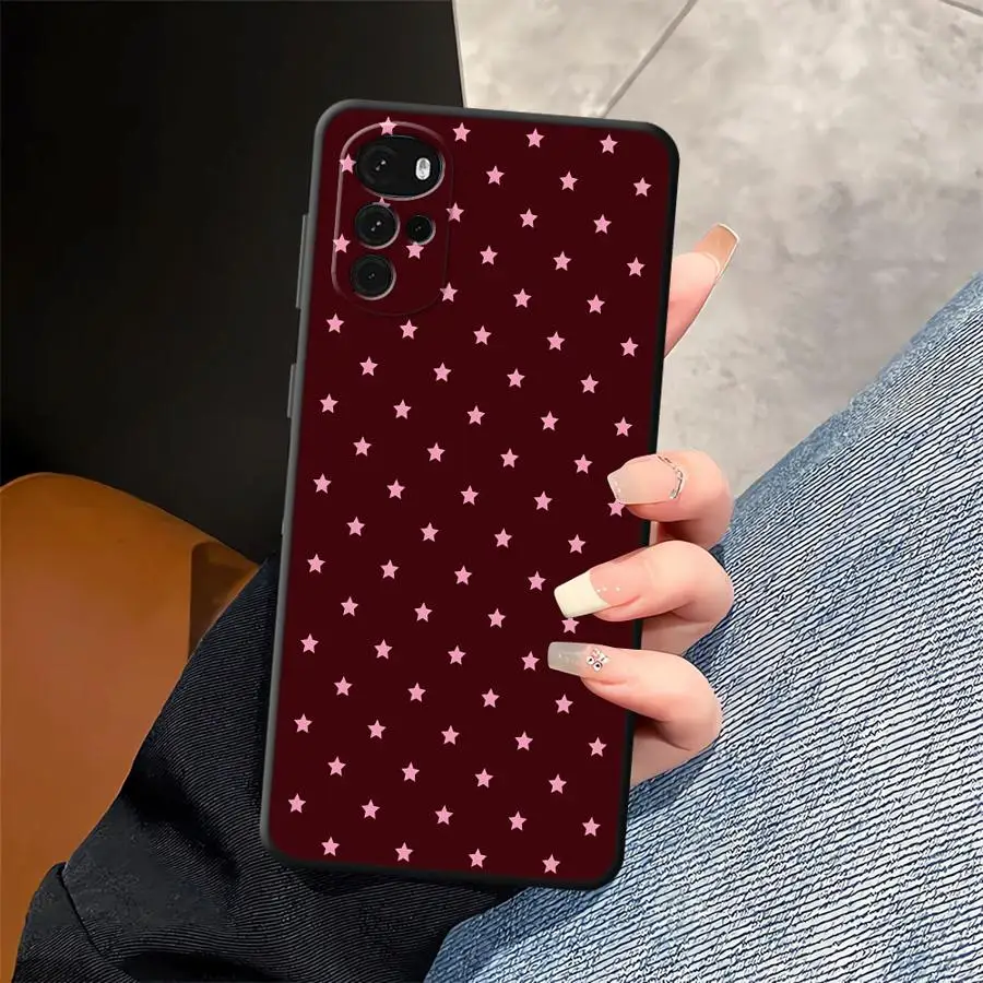 Чехол для Motorola Moto G32 Edge 20 Pro 30 Lite G52 G71 G50 G60s G53 G30 G22 Edge40 G51 G73, роскошный чехол для телефона с принтом в горошек