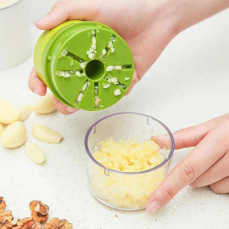Picture 6: 【BA】Garlic Vegetable Cutter Multifunctional Food Processor Hand-Held Mini Fruit Grinder And Chopper Kitchen Accessories