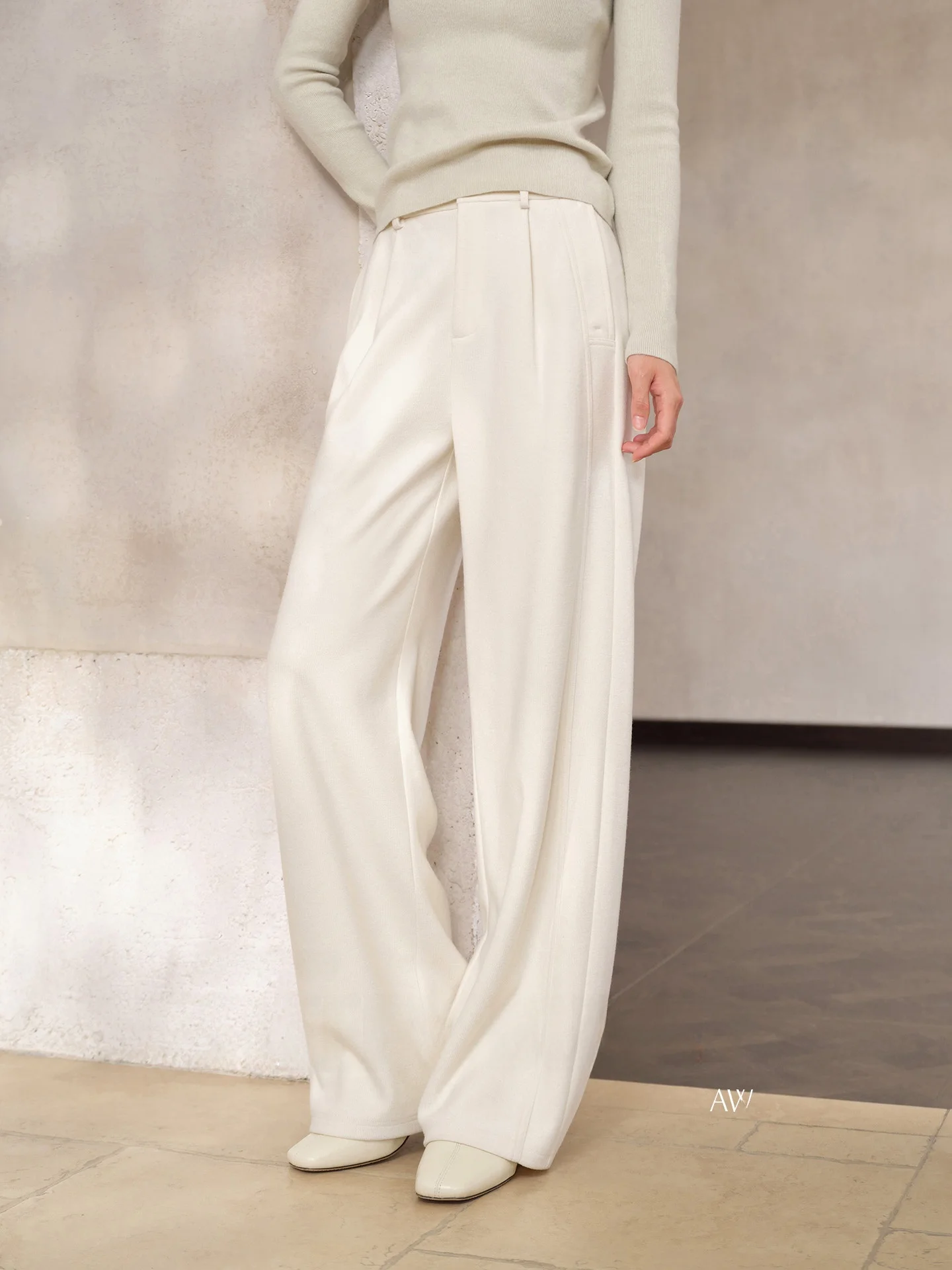 

Удобные трикотажные брюки для повседневной носки с высокой талией, на флисовой подкладке, прямые, свободные, женские, весенние, длинные