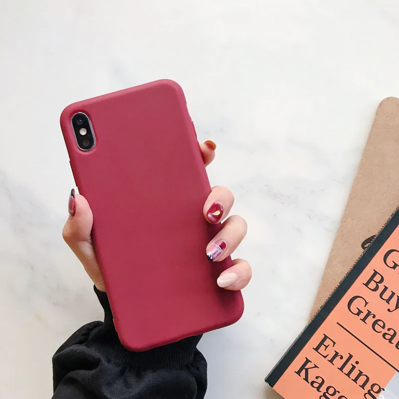 TPU Handyhülle für iPhone XR X XS Max 11 12 13 Pro Max mini Luxus Soft Candy Cover für iPhone XR XS X 6 6S 7 8Plus Hülle – Detail 3