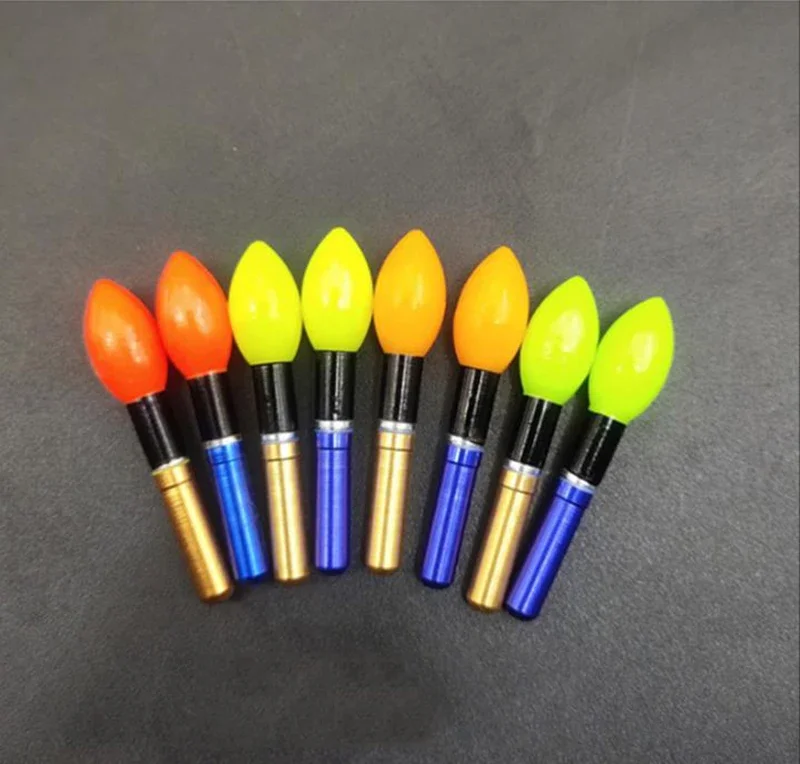 2pcs/lot Light Stick Yellow/Red/Orange Lightstick Work With CR322 LED Luminous Float Tool Night Fishing Bobber Accessory A278