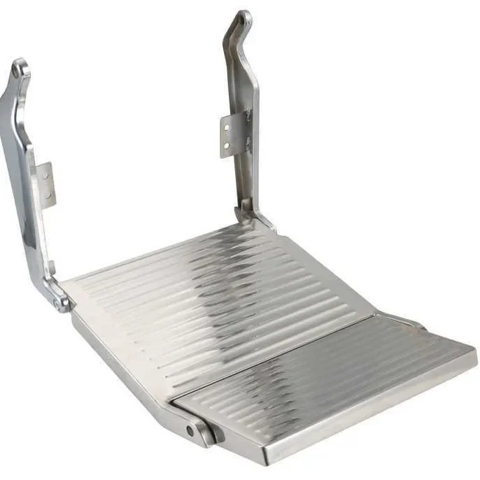 Stainless steel footstool salon modeling chair footstool barber chair tripod