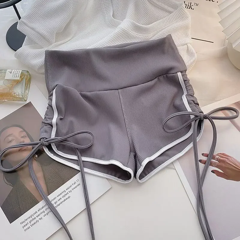 Pantaloni corti femminili a vita alta Fitness Palestra Sport Corsa Pantaloncini da donna neri Sport Trend 2025 Abiti elasticizzati firmati Novità