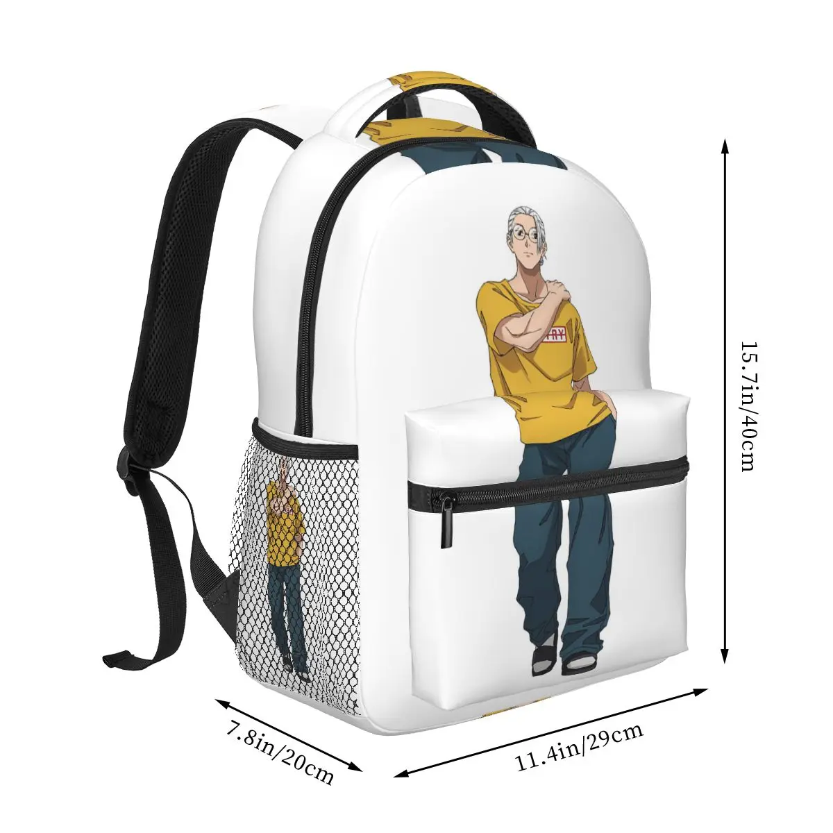 Sakamoto Days Daily Four Village Week Japanese Student Backpack School Bag Daypack for Men Women Fashion Bookbag Shoulder Bags