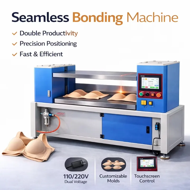 Industrial Heat Sealing Machine for TPU Film and Nylon Fabric, Seamless Underwear Bonding Press