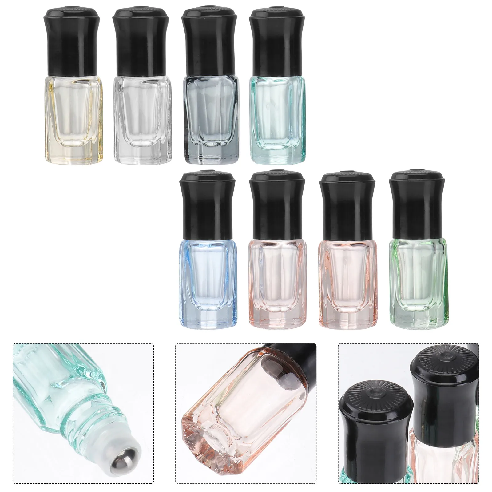 

8Pcs Multipurpose Roller Sub Bottles Leakproof Portable Essential Oil Sub Package Bottle Multipurpose Bottle