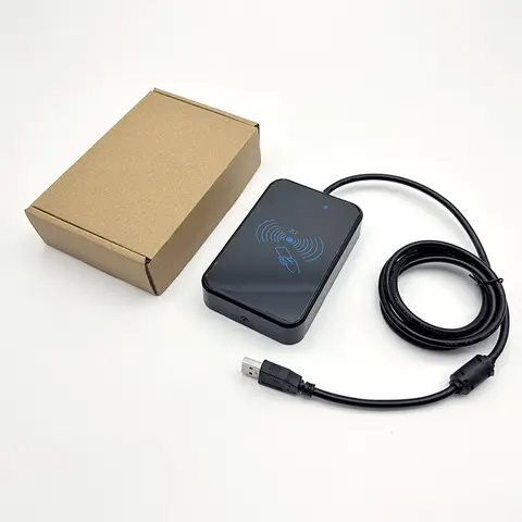 TY101 Excel escritura rápida EPC USB escritorio RFID UHF tarjeta etiqueta escritor 860-960 mhz UHF RFID lector escritor