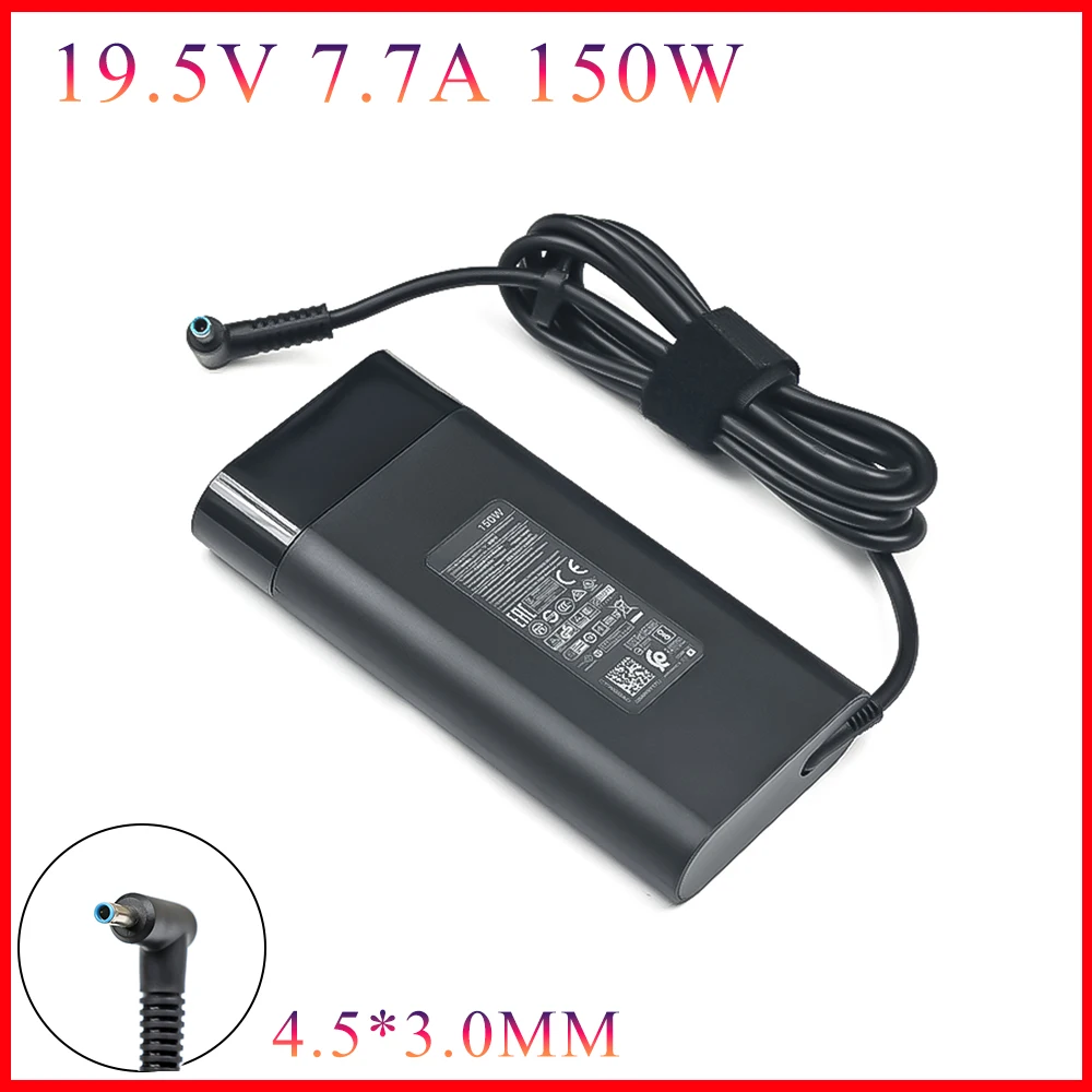 19.5V 7.7A 150W Laptop Charger For HP Pavilion Gaming 15 15-CX0020CA 17 17-AN001CA TPN-CA11 TPN-DA09 TPN-DA03 ZBOOK G3 G4