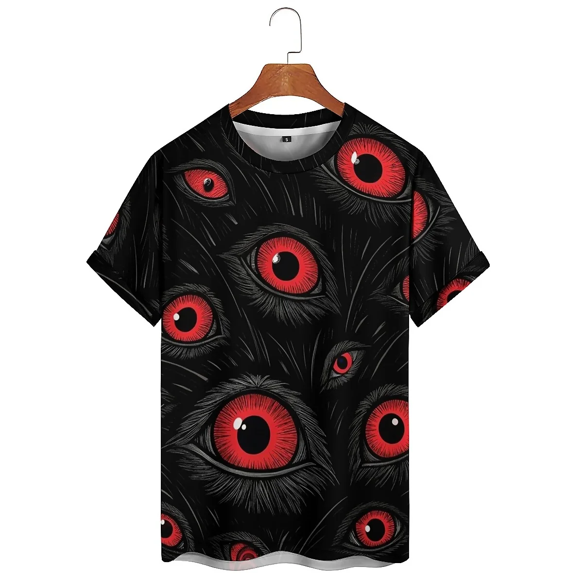 

Men's Geometric Abstract Christmas 3D Printed Short-Sleeve T-Shirt - 3D Short-Sleeve, High-Quality Printing