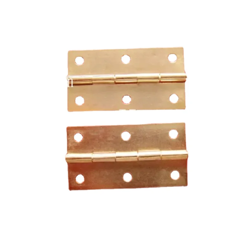 

50pcs 55*30mm Brass Hinge Plated Rectangle Square Hinge Wholesale Wooden Box Case Cabinet Ambry Home Furnitures Embellishments