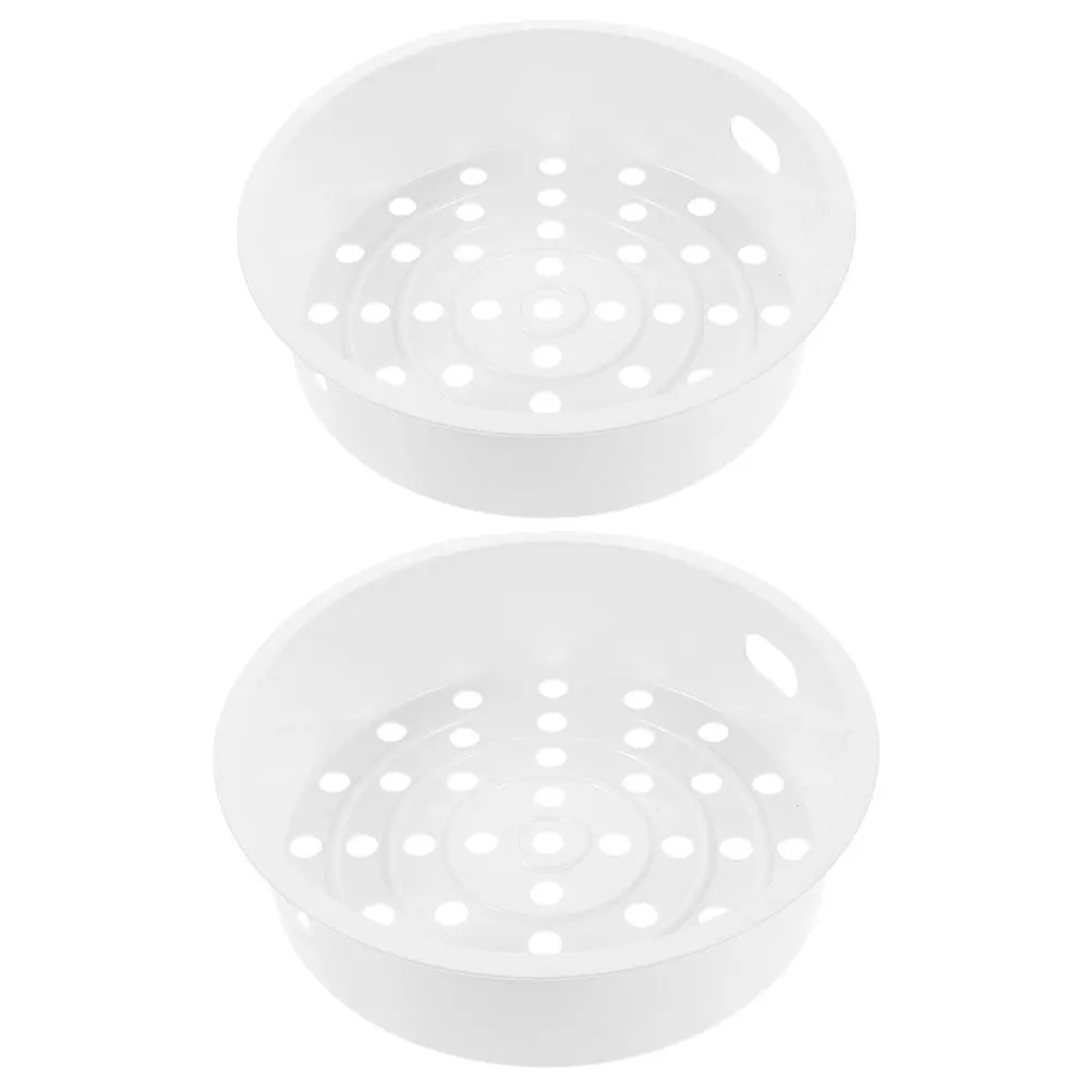

2 Pcs Rice Cooker Steamer Sticky Basket for Cooking Household Stand Pp Rack Baskets
