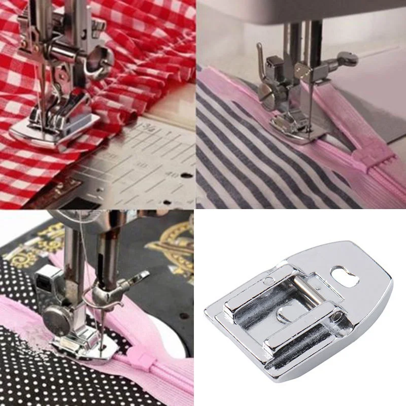 1PC Invisible Concealed Zipper Presser Foot Feet Replacement for Brother Singer Janome Sewing Machine Parts view 5