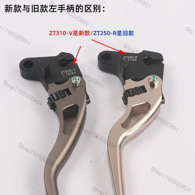 For Zontes 310-V Zt310-X/R1 R2 T Motorcycle Left Hand Handle Rocker Clutch Mirror Base Bracket Rear View