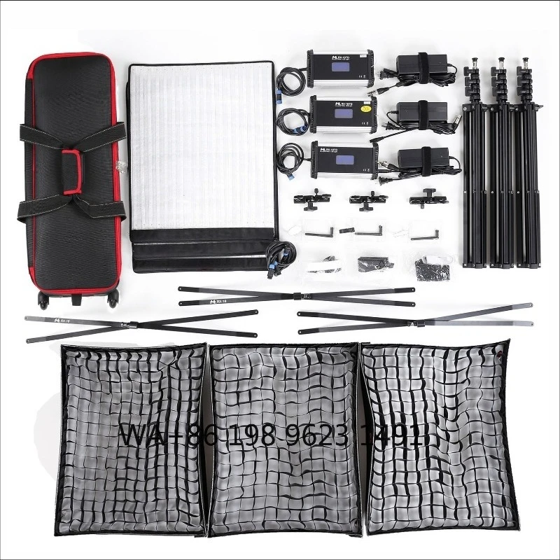 Bi‑Color Waterproof 3000‑5600K Rollflex LED Video Photography Light for  Flash Studio Shooting Equipment