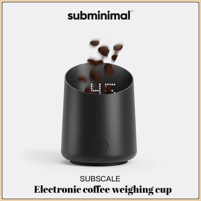 Subminimal Coffee Electronic Scale Intelligent Milk Frother Streamlined Latte Art Pitcher Retractable distribution needle