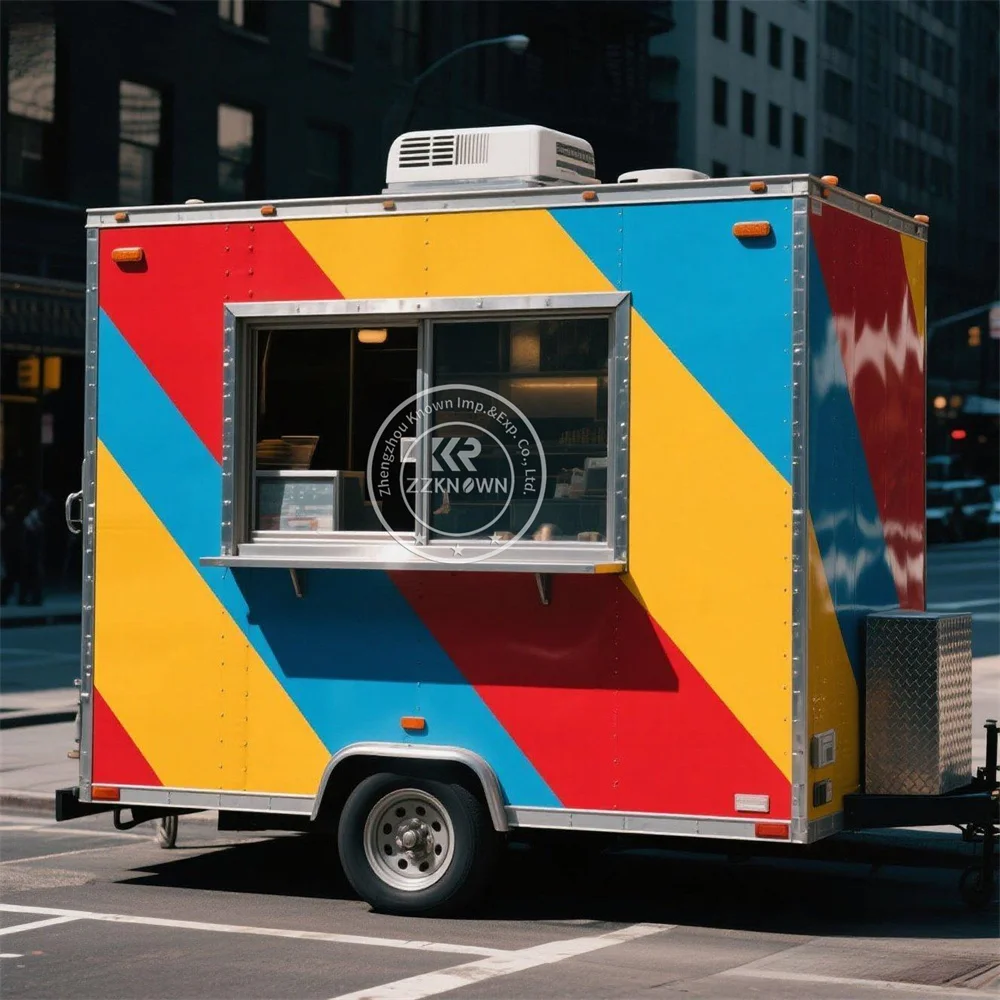 

Mobile Coffee Snack Cart Food Trailer Street Vending Shop Mobile Snack Coffee Truck Fast Food Kiosk For Sale