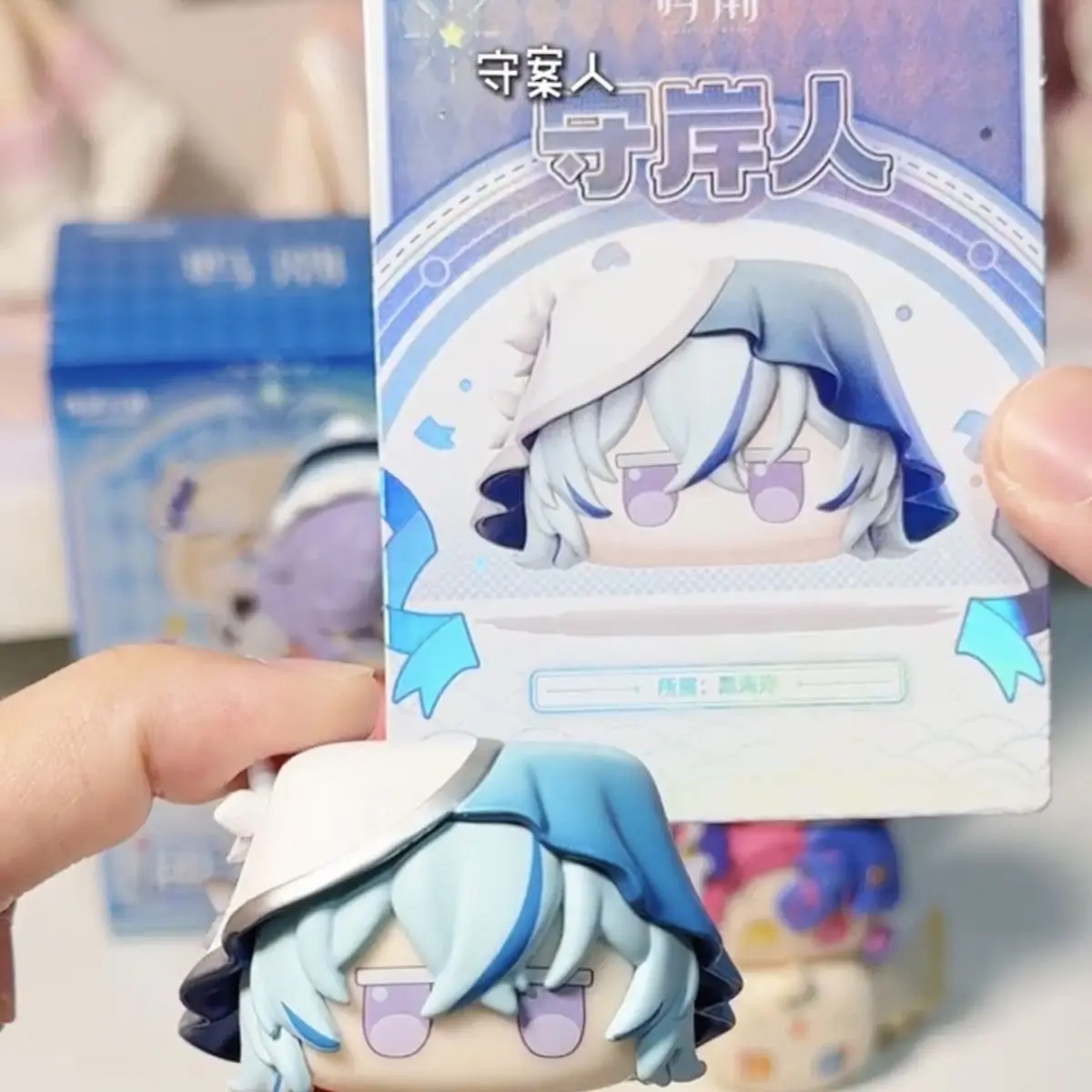 Spaß Wuthering Waves Echte Knödel Stapeln Blind Box Moe Bead Puppe Cartethyia Geheimnis Geschenk Spielzeug Für Sammler Heißer Verkauf