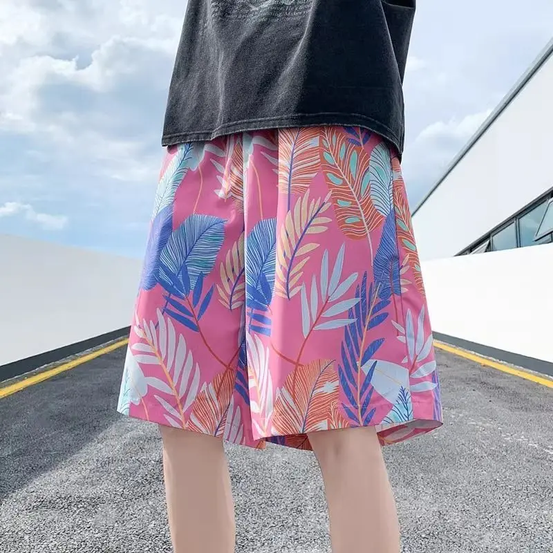 Men's Ultra Thin Quick Dry Beach Shorts Summer Loose Fit Casual Board Shorts Breathable Swim Trunks for Resort Vacation Wear
