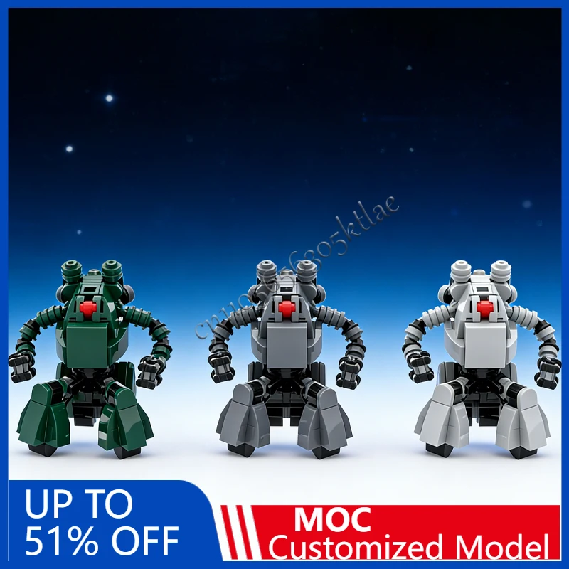 Nova guarda sentinela bot moc bloco de construção modelo criativo crianças diy montagem conjunto educacional surpresa tijolo brinquedo presentes aniversário