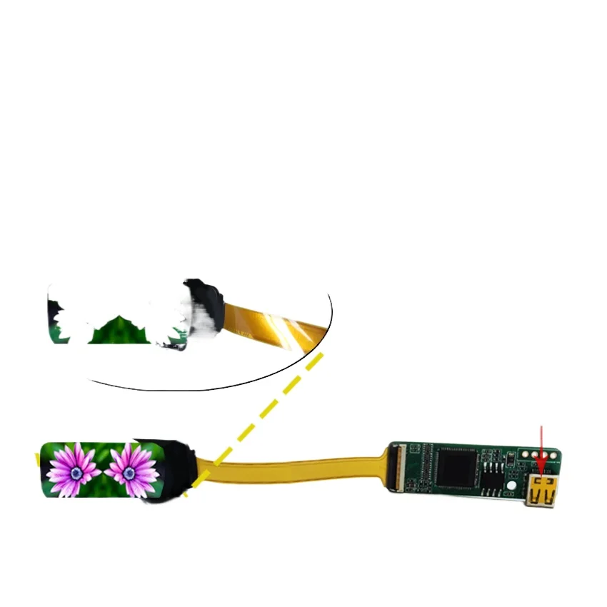0.23 inch motorcycle HUD head-up display module riding fire smart head-mounted display