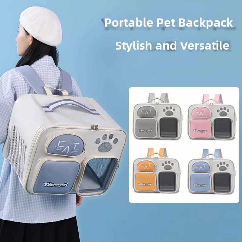 outdoor-unisex-dog-bag-pure-color-large-capacity-pet-bag-shoulder-crossbody-travel-bag-cover-for-luggage-cartoon-pattern