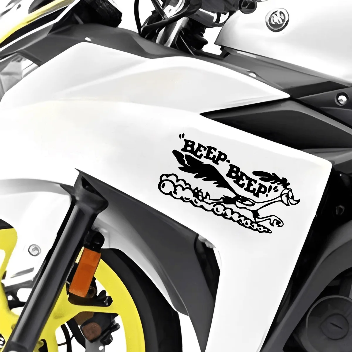 

Car Window Bumper Body Decoration, Motorcycle Decorative Car Stickers, Beep Bird Animation Funny Car Decals Decorative Stickers