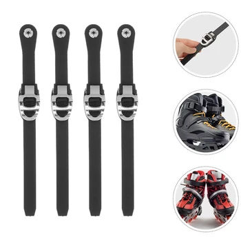 4 Uds. Zapatos universales para patines, correa energética con hebilla, accesorios de patinaje en línea, rodamiento Unisex de moda para fijar