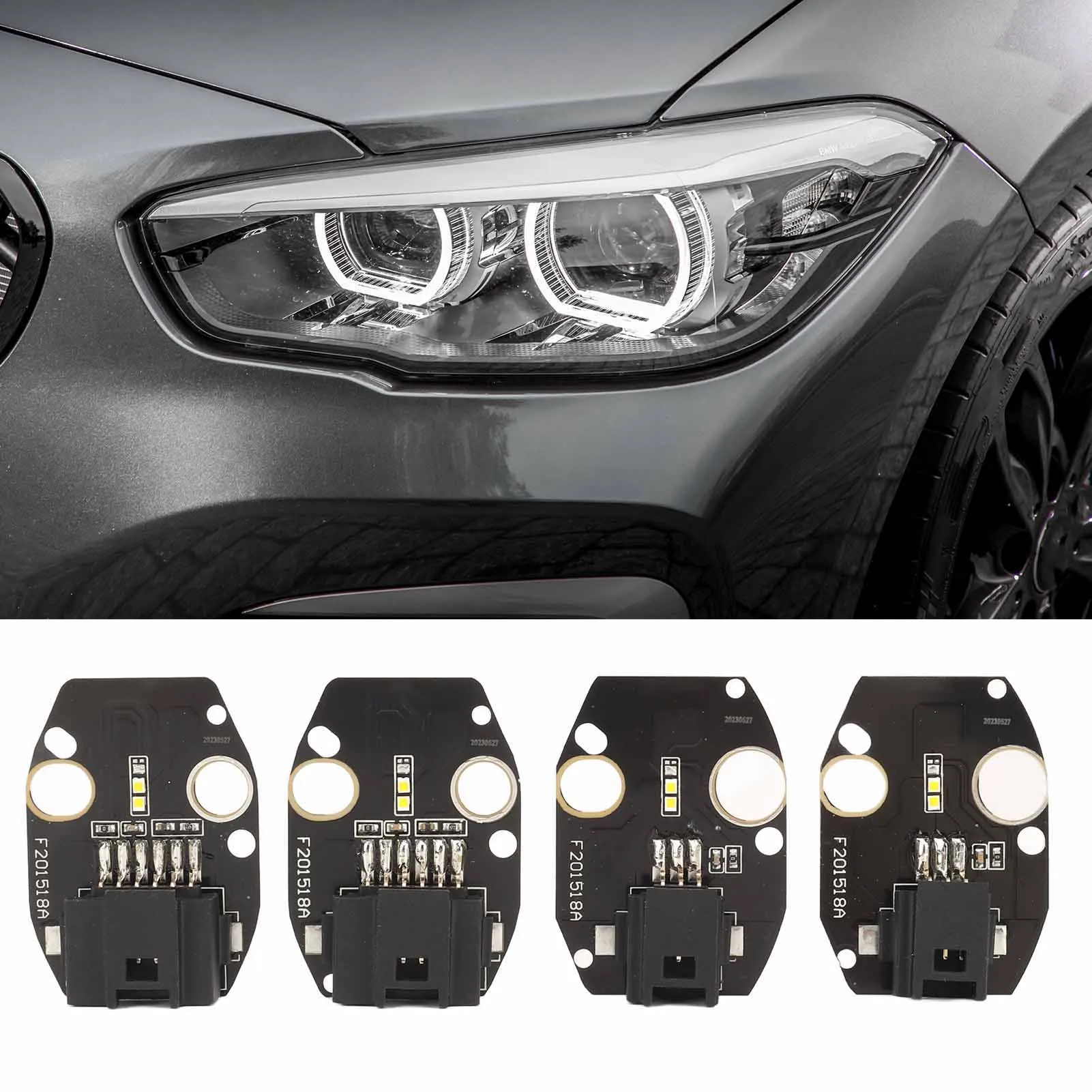 

Набор желтых светодиодных модулей DRL для адаптивных светодиодных фар 1 серии F20 F21 LCI 2016–2019 гг. Модуль дневных ходовых огней