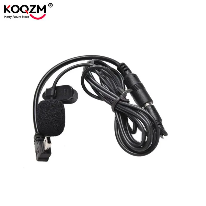 3.5mm Active Clip Microphone With Mini USB Audio Adapter Mic Cable Action Camera Accessories Kit