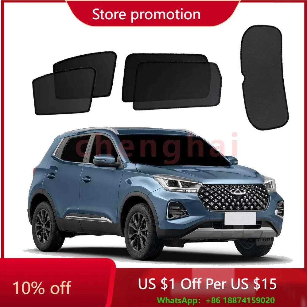 

Magnetic Sun Shades For Chery Tiggo4 Pro 22-24 Front Rear Back Windows Sun Blind