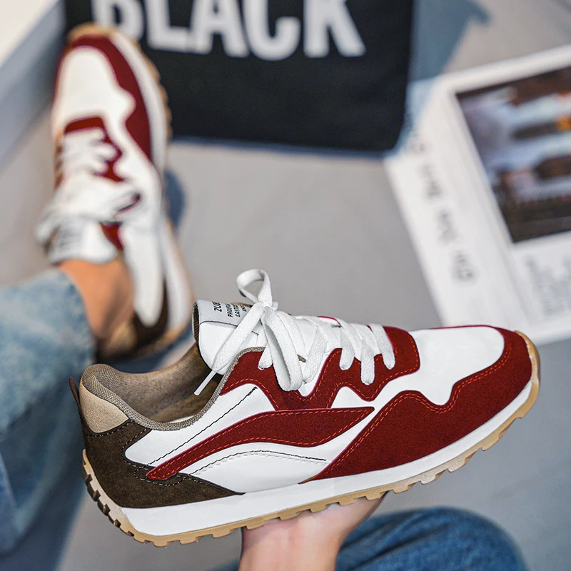 

2025Breathable Comfortable High-Quality Breathable Trendy Shoes Summer Versatile Casual Agan Shoes Men's Sports Running Shoes