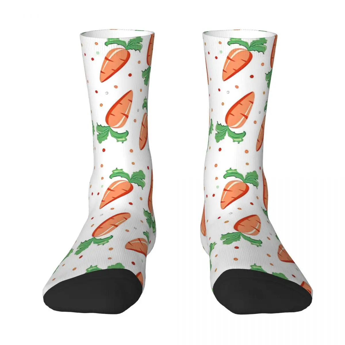 Winter Warm Retro Women Men Carrot Easter Bunny Cute Animal Socks Veggies Breathable Football Socks