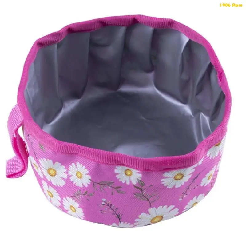 U1JB Dog Travel Bowl Collapsible Container Portable Pet Bowl Dog Water Bowl