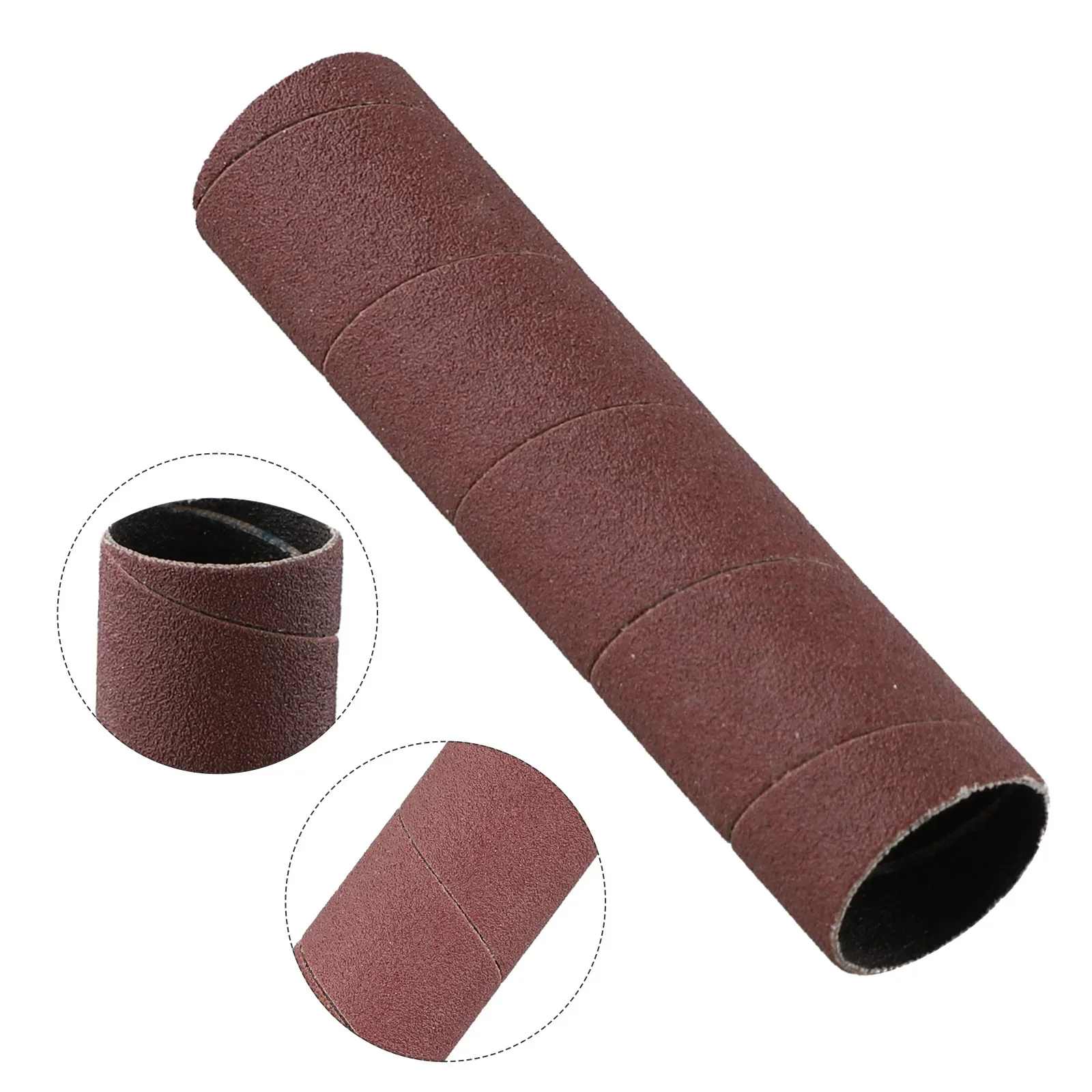 1pcs 80/150/240Grit Spindle Sanding Sleeves For Oscillating Sander Aluminum Oxide Sandpaper Woodworking Polishing Tools ﻿