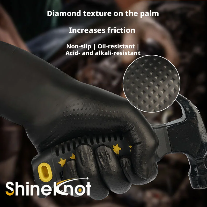 SHINEKNOT 100Pcs Work Gloves For Protection Against Wear Gardening Punctures Cuts Handling Welding And High Temperatures