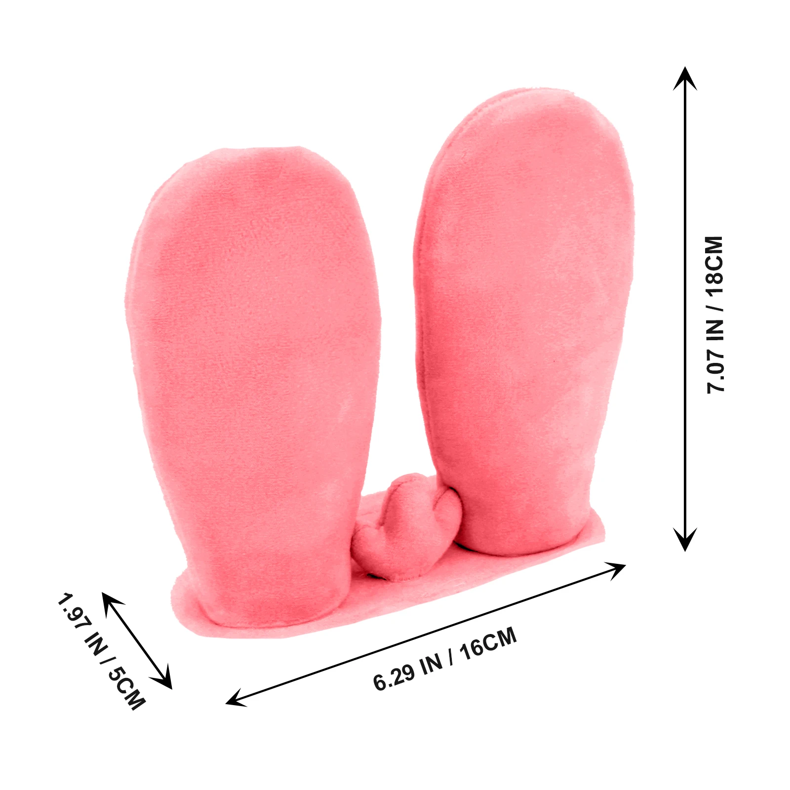 

1pc Bunny Decoration Creative Rabbit Adornment Durable Ornament For Motorbike Accessory Animal Ear Decor Motorcycle