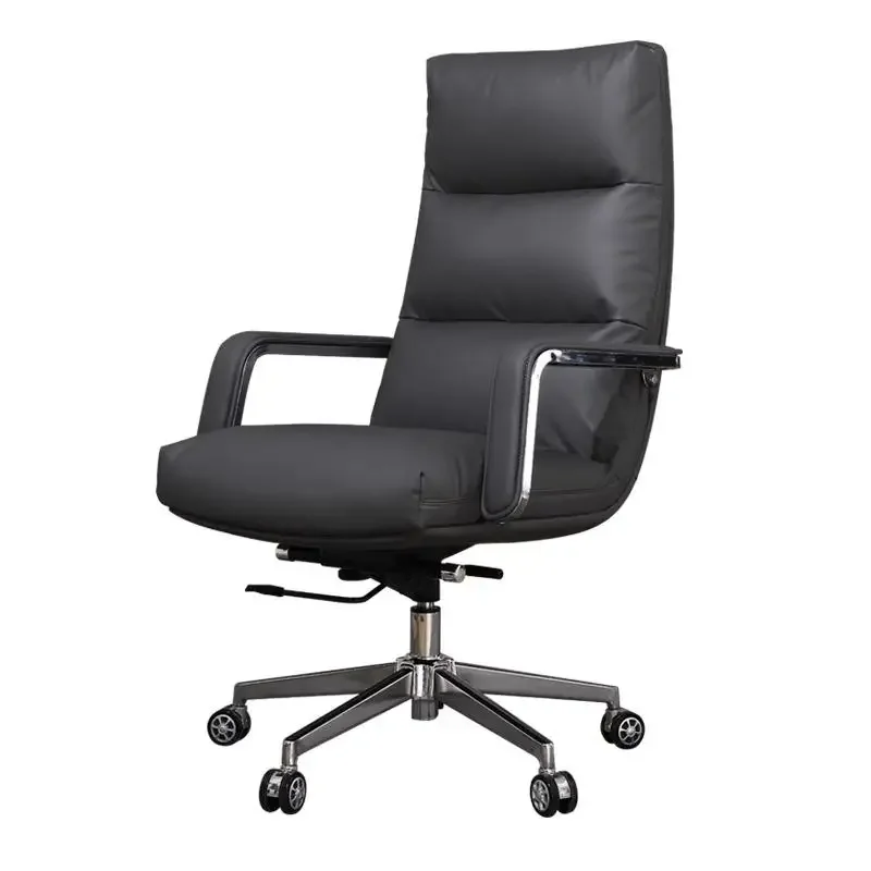 

Office chair, sedentary and comfortable boss office chair, simple modern ergonomic leather home