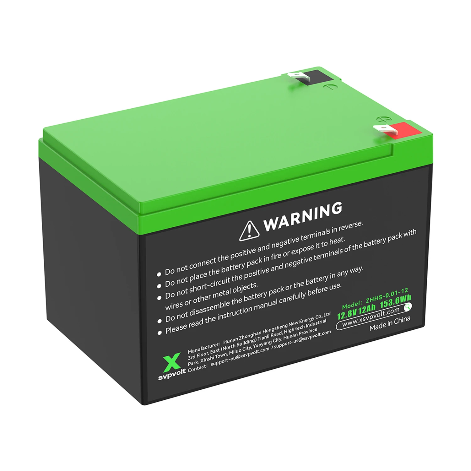 12V 12Ah Lithium Battery, Deep Cycle LiFePO4 Energy Supply, 10A BMS