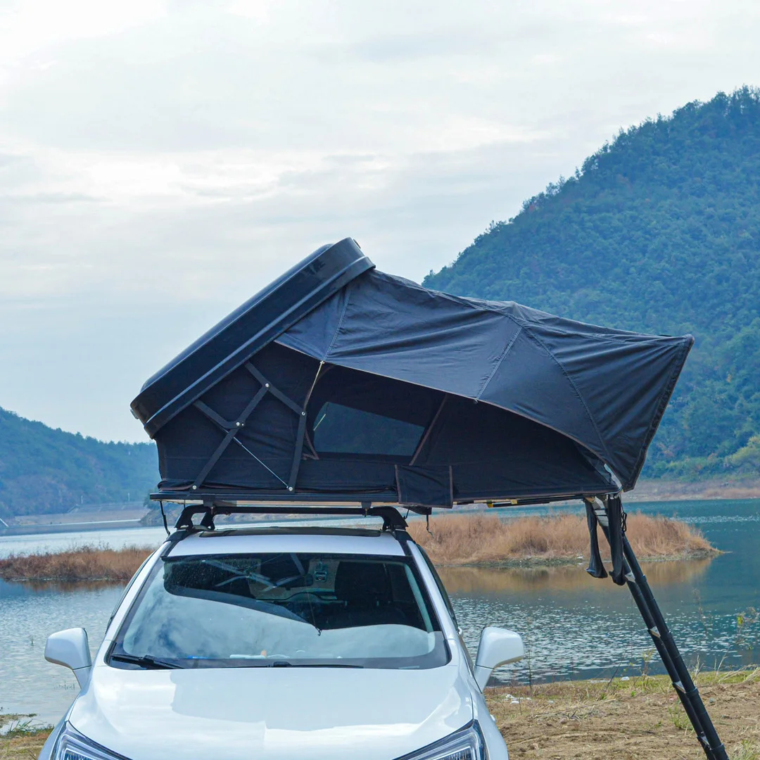 Outdoor 4x4 Camping Easy Install Aluminum Clamshell SUV Car 4 Person Rooftop Tent Australia Hard Shell Top Roof Tent