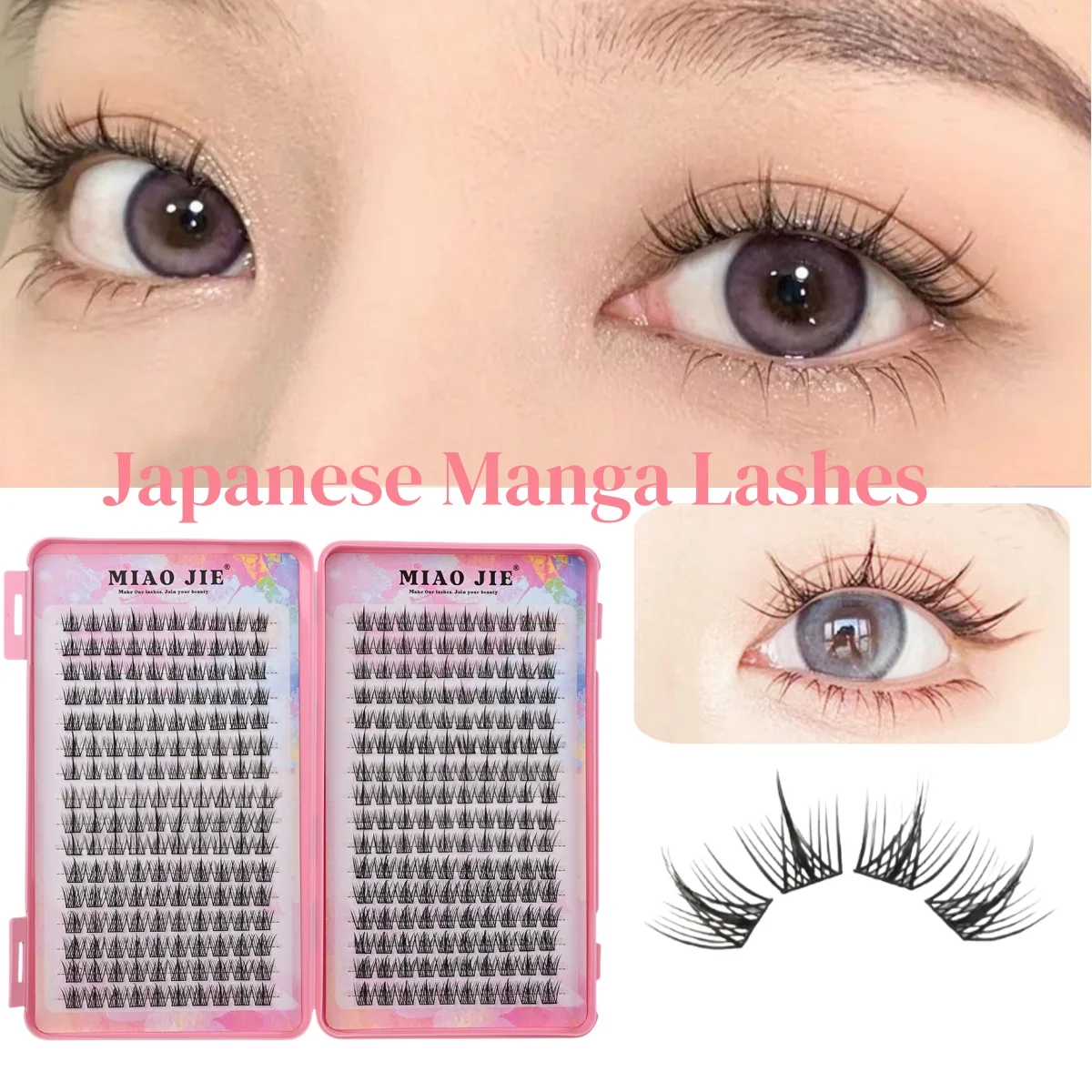 

High Quality Beauty Eyelash Book 32 Rows Eyelash Extension 384 PCS Lash Clusters