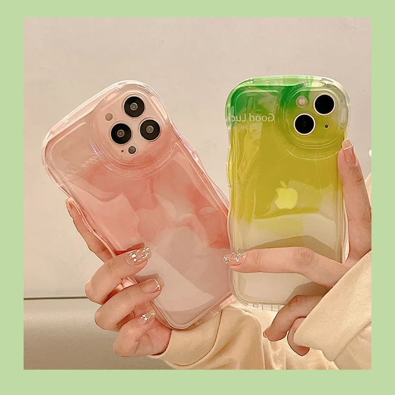 

Colorful Candy Air-bag 15 ProMax Phone Case Transparent For Apple 13 12 11 Max Pro 7 8 Plus iPhone 14pro Anti-fall Back Cover