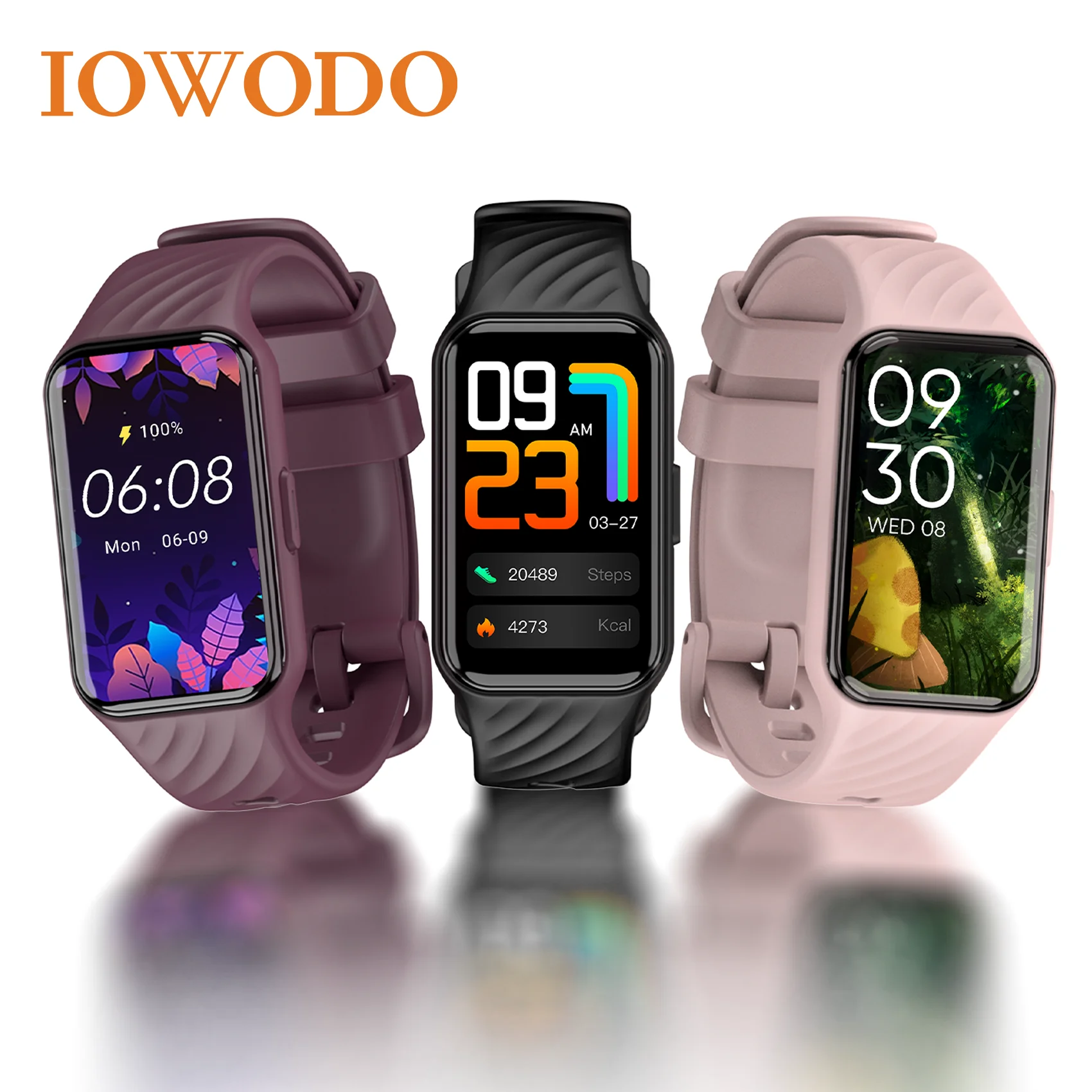 

IOWODO New R10 Smart Watch TFT Display Blood Oxygen Heart Rate Blood Pressure Bluetooth Monitoring Men Women Health Smartwatch