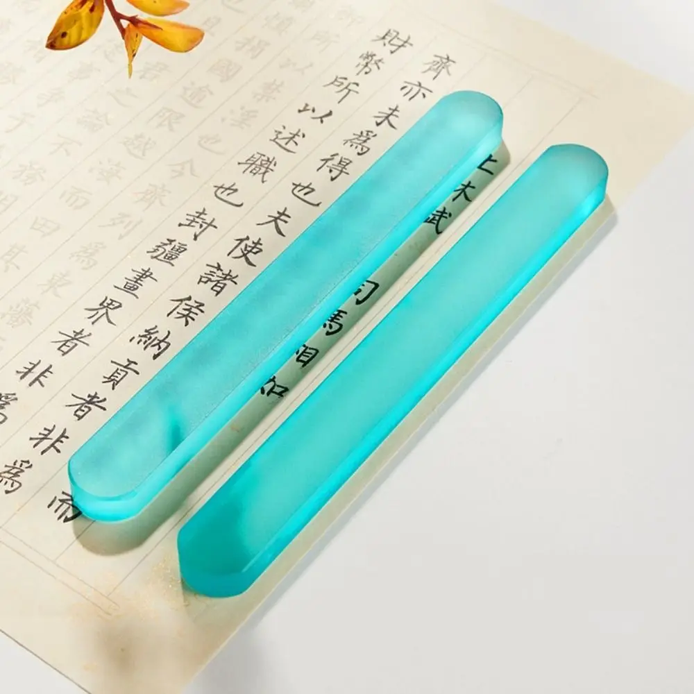 

Chinese Coloured Glaze Paperweight Traditional Professional Calligraphy Paperweight Writing Drawing Calligraphy Accessories