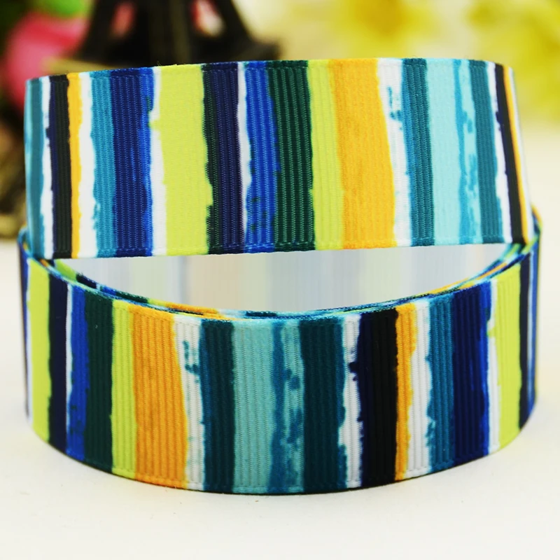 22mm 25mm 38mm 75mm stripe cartoon printed Grosgrain Ribbon party decoration 10 Yards satin ribbons