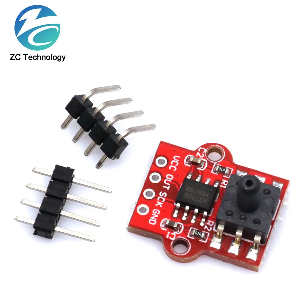 DC 3.3V 5V 0-40KPa Pressure Sensor Module Connect 2.5mm Soft Tube Digital Liquid Water Level Controller Board For Arduino