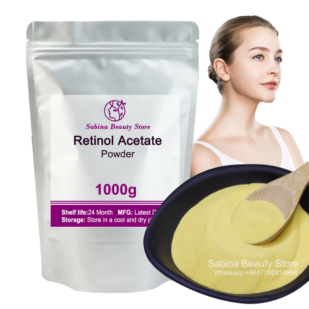 High Quality Retinol Acetate Powder/Vitamin A Acetate Powder Cosmetic Raw Material